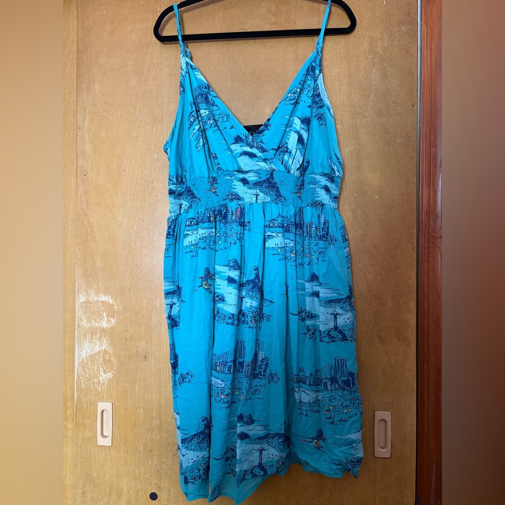 Lane Bryant Rio de Janeiro print sun dress